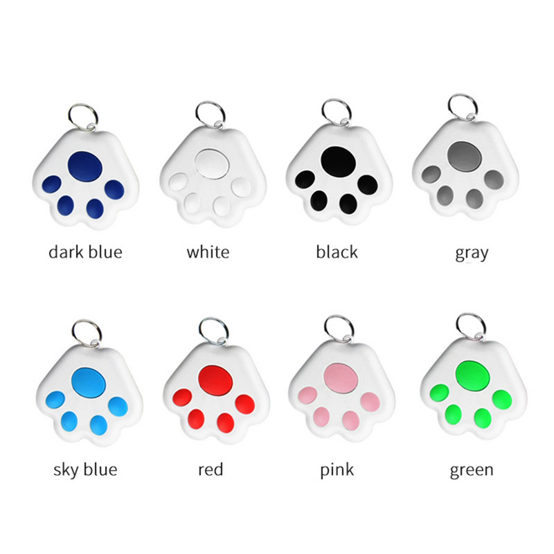 Intelligens GPS nyomkövető Bluetooth-kompatibilis lokátor nyomkövető kisállat kutya macska gyerekeknek autós pénztárca Intelligens címke elvesztése elleni kulcstartó tartozékok