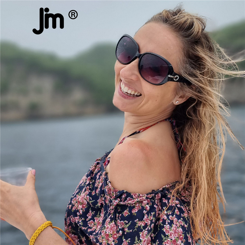 JM velike okrugle bifokalne sunčane naočale za čitanje za žene Vintage prevelike ženske naočale za čitanje UV400