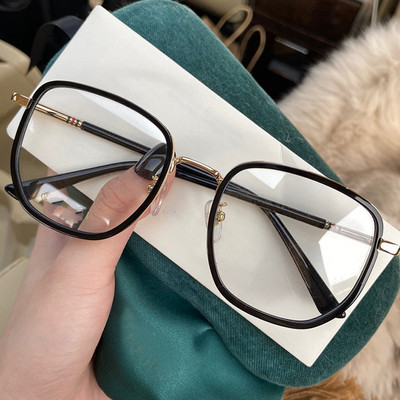 Zilead γυαλιά μυωπίας Anti Blue Light Large Frame Optical Myopia Glasses Fashion Leopard Διάφανα μυωπικά γυαλιά 0~-6,0