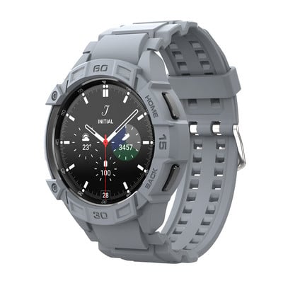 2022. gada jaunums, kas paredzēts Samsung Galaxy Watch 4 Classic 46 mm TPU korpusam, aizsargapvalkam, siksniņai, rokassprādzes lādētājs pulkstenim 4 46 mm Classic