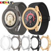 BEHUA zaštitna maska za sat za Samsung Galaxy Watch 5 Pro meka ultratanka Tpu prozirna zaštitna maska Shell Bumper Cases