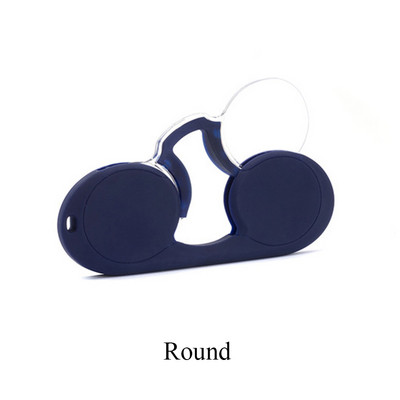 EYEEZI Clip Nose Mini naočale za čitanje Muškarci Žene Anti Light Blue prijenosne silikonske mekane naočale za nos 1.0+2.0+2.5+3.5