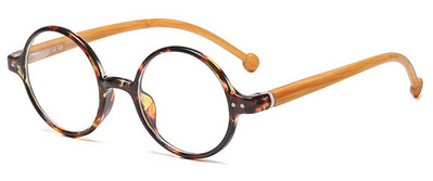 Dalekozorne naočale za umoran vid Muškarci Drvene noge za računalo protiv plave svjetlosti Mali okvir Vintage okrugle prozirne muške naočale