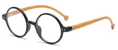 Dalekozorne naočale za umoran vid Muškarci Drvene noge za računalo protiv plave svjetlosti Mali okvir Vintage okrugle prozirne muške naočale