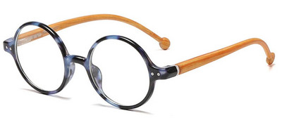 Dalekozorne naočale za umoran vid Muškarci Drvene noge za računalo protiv plave svjetlosti Mali okvir Vintage okrugle prozirne muške naočale