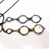 2019 NOI Charms Ochelari de lectură pandantiv Colier Cadru colorat Suport lupă pliabil + 1,0 +1,5 +2,0 +2,5 +3,0 +3,5+ 3,5