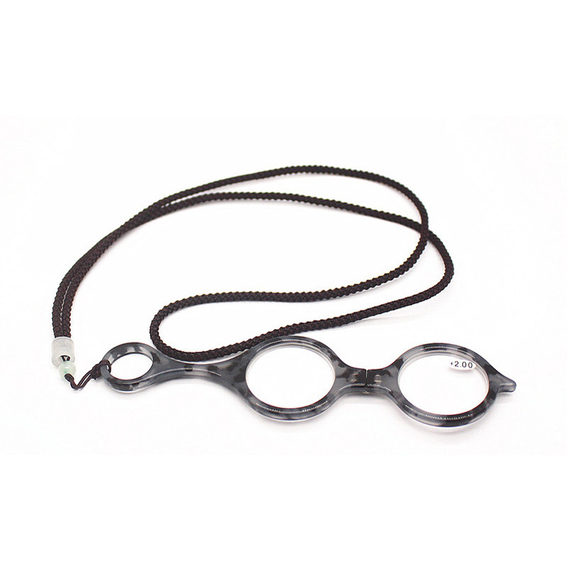 2019 NOI Charms Ochelari de lectură pandantiv Colier Cadru colorat Suport lupă pliabil + 1,0 +1,5 +2,0 +2,5 +3,0 +3,5+ 3,5