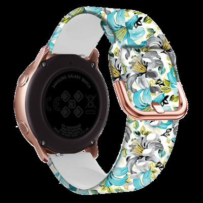 20 мм силиконова смарт каишка Correa за Samsung Galaxy Watch 5 Pro Watch 4 Active 2 40 44 мм Huawei GT 2 GT3 42 мм гривна с каишка за часовник