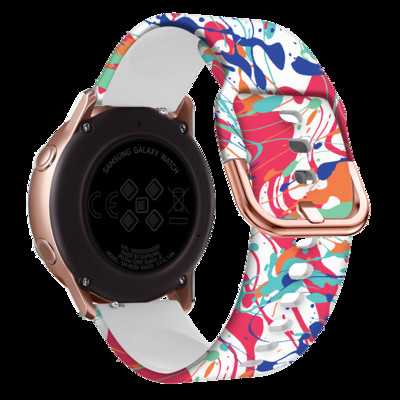 20 мм силиконова смарт каишка Correa за Samsung Galaxy Watch 5 Pro Watch 4 Active 2 40 44 мм Huawei GT 2 GT3 42 мм гривна с каишка за часовник