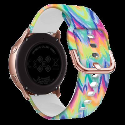 20 мм силиконова смарт каишка Correa за Samsung Galaxy Watch 5 Pro Watch 4 Active 2 40 44 мм Huawei GT 2 GT3 42 мм гривна с каишка за часовник