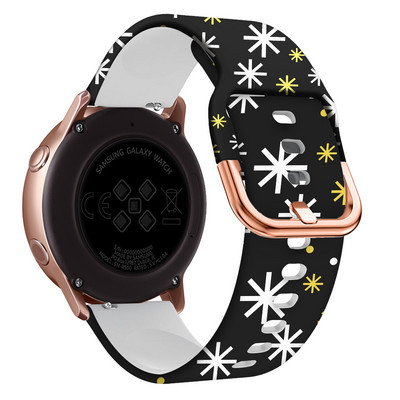 20 мм силиконова смарт каишка Correa за Samsung Galaxy Watch 5 Pro Watch 4 Active 2 40 44 мм Huawei GT 2 GT3 42 мм гривна с каишка за часовник