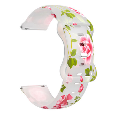 20 мм силиконова смарт каишка Correa за Samsung Galaxy Watch 5 Pro Watch 4 Active 2 40 44 мм Huawei GT 2 GT3 42 мм гривна с каишка за часовник