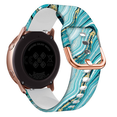 20 мм силиконова смарт каишка Correa за Samsung Galaxy Watch 5 Pro Watch 4 Active 2 40 44 мм Huawei GT 2 GT3 42 мм гривна с каишка за часовник