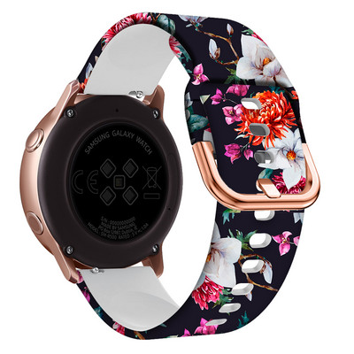 20 мм силиконова смарт каишка Correa за Samsung Galaxy Watch 5 Pro Watch 4 Active 2 40 44 мм Huawei GT 2 GT3 42 мм гривна с каишка за часовник