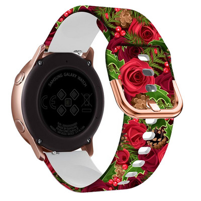 20 мм силиконова смарт каишка Correa за Samsung Galaxy Watch 5 Pro Watch 4 Active 2 40 44 мм Huawei GT 2 GT3 42 мм гривна с каишка за часовник