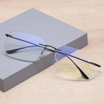Γυναικεία γυαλιά γυαλιών κοπής με μεταλλικό διαμάντι Σκελετοί Γυαλιά ηλικιωμένων Γυαλιά ανάγνωσης με οπτικό μπλε φως που μπλοκάρει φακούς μυωπίας Συνταγογραφούμενα γυαλιά ανάγνωσης