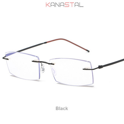 Moteriški metaliniai deimantiniai akinių rėmeliai pagyvenusiems žmonėms akiniai, optiniai mėlyni šviesą blokuojantys lęšiai, trumparegystė, receptiniai skaitymo akiniai