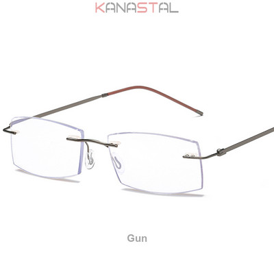 Moteriški metaliniai deimantiniai akinių rėmeliai pagyvenusiems žmonėms akiniai, optiniai mėlyni šviesą blokuojantys lęšiai, trumparegystė, receptiniai skaitymo akiniai