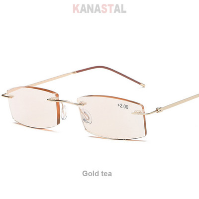 Moteriški metaliniai deimantiniai akinių rėmeliai pagyvenusiems žmonėms akiniai, optiniai mėlyni šviesą blokuojantys lęšiai, trumparegystė, receptiniai skaitymo akiniai