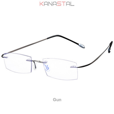 Moteriški metaliniai deimantiniai akinių rėmeliai pagyvenusiems žmonėms akiniai, optiniai mėlyni šviesą blokuojantys lęšiai, trumparegystė, receptiniai skaitymo akiniai