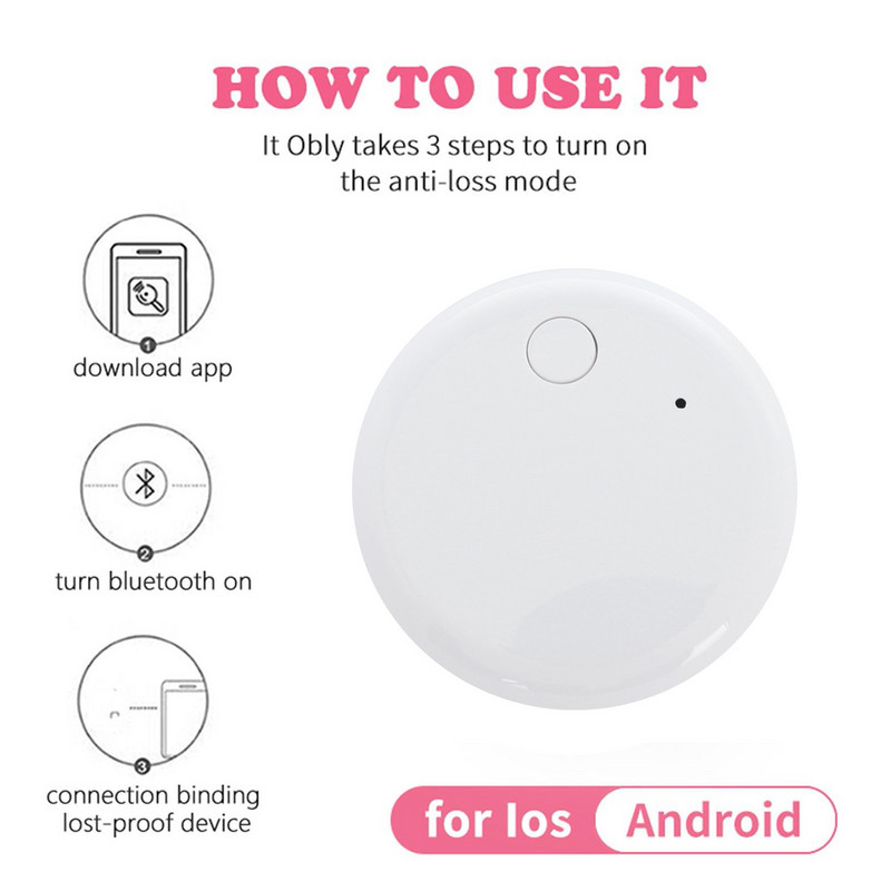 Prijenosni Bluetooth 5.2 Mobile Key Finder Pametni uređaji za praćenje aktivnosti Mini mačka, pas, lokator za praćenje kućnih ljubimaca, uređaj za djecu, starca