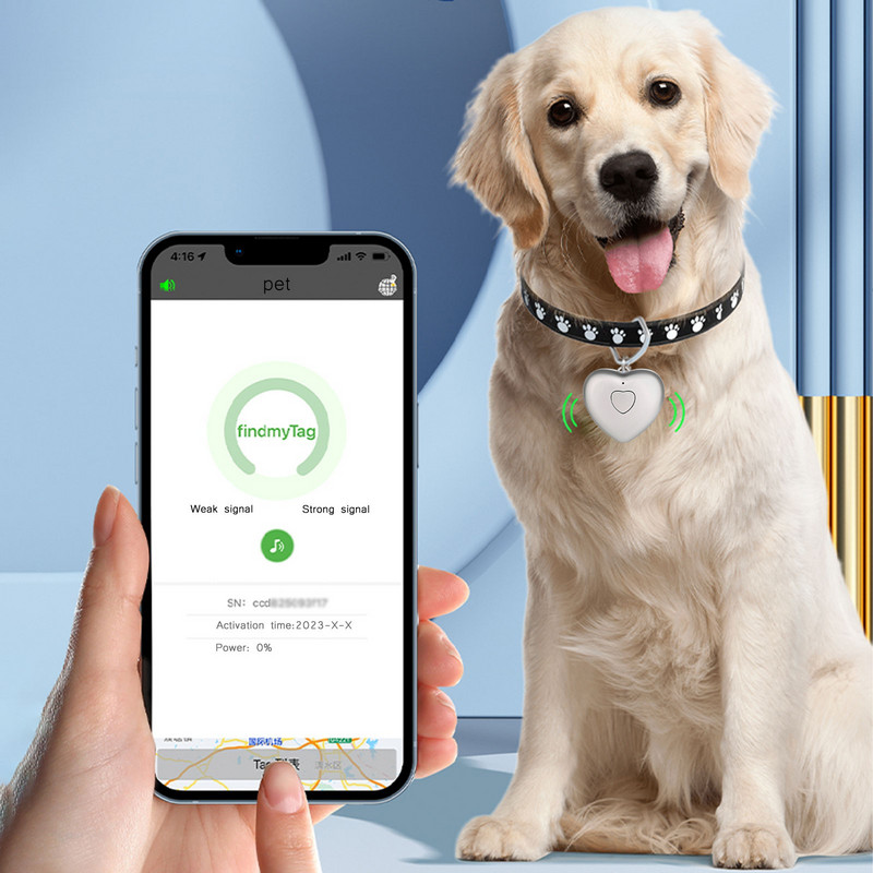 Dispozitiv inteligent de prevenire a pierderii Bluetooth în formă de inimă Dispozitiv de prevenire a pierderii în două direcții Cheie Portofel Geantă Capace pierdere Ceas Nou