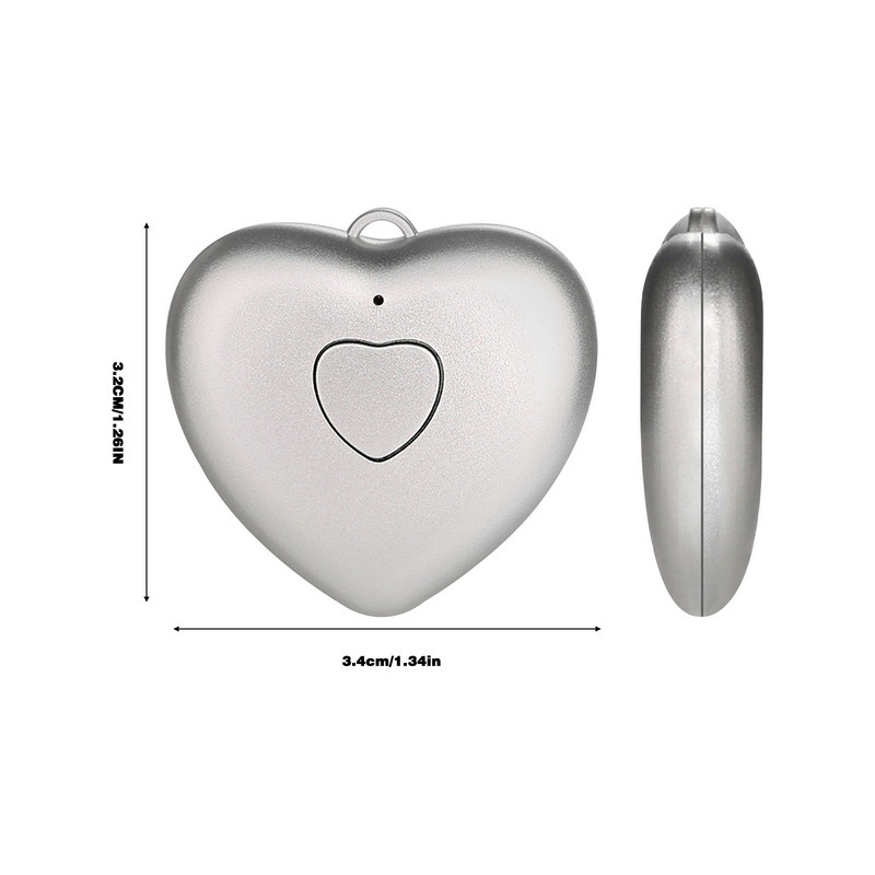 Dispozitiv inteligent de prevenire a pierderii Bluetooth în formă de inimă Dispozitiv de prevenire a pierderii în două direcții Cheie Portofel Geantă Capace pierdere Ceas Nou