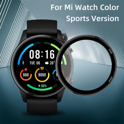 SIKAI dėklas, skirtas Xiaomi Mi Watch Color Sports Version TPU Shell Protector Apsauginės juostos dirželio apyrankė Mi Watch Color Global Version