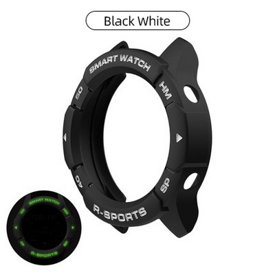 SIKAI dėklas, skirtas Xiaomi Mi Watch Color Sports Version TPU Shell Protector Apsauginės juostos dirželio apyrankė Mi Watch Color Global Version