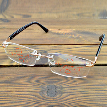 Γυαλιά ανάγνωσης πολυεστιακών πολυεστιακών φακών κομμένα γυαλιά ανάγνωσης προοδευτικών πολυεστιακών φακών με επίστρωση 12 στρωμάτων πολυτελείας +0,75 έως +4