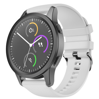 Ζώνες σιλικόνης για Garmin Vivoactive 3 4 Venu SQ Vivomove HR Forerunner 158 55 Smart Strap 20 Ζώνη βραχιολιού με λουράκι ρολογιού 22 mm