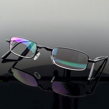 Черни сгъваеми преносими очила за четене от титаниева сплав +0,75 +1,00 +1,25 +1,5 +1,75 +2,00 +2,25 +2,5 +2,75 +3 до +4