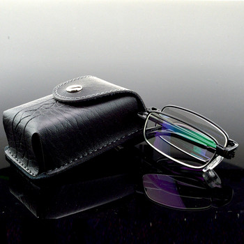 Черни сгъваеми преносими очила за четене от титаниева сплав +0,75 +1,00 +1,25 +1,5 +1,75 +2,00 +2,25 +2,5 +2,75 +3 до +4