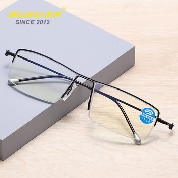 Ανδρικά επαγγελματικά γυαλιά ανάγνωσης BLMUSA Ultra Light Γυαλιά ανάγνωσης Progressive Multifocal Anti Blue Light για άνδρες Γυαλιά για ηλικιωμένους