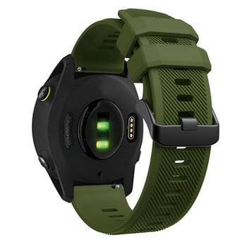 Силиконова каишка за смарт часовник Garmin Forerunner 745 GSP Гривна Quick Release Спортни каишки Correa Belt Аксесоари Маншет