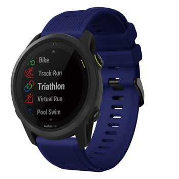 Силиконова каишка за смарт часовник Garmin Forerunner 745 GSP Гривна Quick Release Спортни каишки Correa Belt Аксесоари Маншет