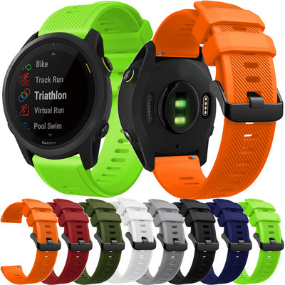 Silikoninis dirželis, skirtas Garmin Forerunner 745 GSP Smart Watch Apyrankės Greitai atsegamos sportinės apyrankės Correa diržo priedai Apyrankė