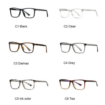 Нови модерни мъжки очила за четене с квадратна оптична рамка, диоптрични очила, мъжки TR90 очила, компютърни очила против синя светлина