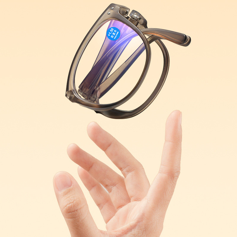 Πτυσσόμενα φορητά γυαλιά ανάγνωσης Zilead Ανδρικά Γυναικεία Σκελετός Γυαλιών Υπολογιστών που μπλοκάρουν το μπλε φως για Vision+1.0+1.5+2.0~+4.0