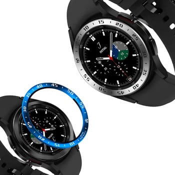 За Samsung Galaxy Watch 4 Classic 46MM 42MM Bezel Ring Cover Защитен калъф от неръждаема стомана Смарт часовник Защитна рамка