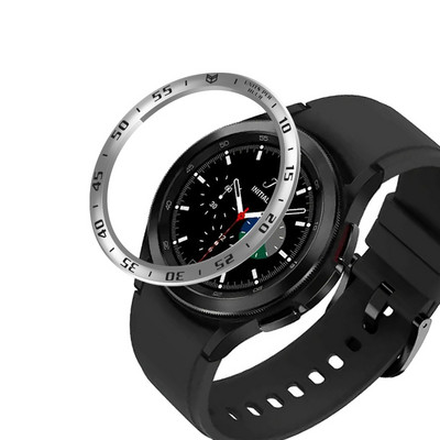 Za Samsung Galaxy Watch 4 Classic 46MM 42MM Bezel Ring Cover Zaštitno kućište od nehrđajućeg čelika Pametni sat Zaštitni okvir