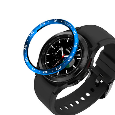 Za Samsung Galaxy Watch 4 Classic 46MM 42MM Bezel Ring Cover Zaštitno kućište od nehrđajućeg čelika Pametni sat Zaštitni okvir