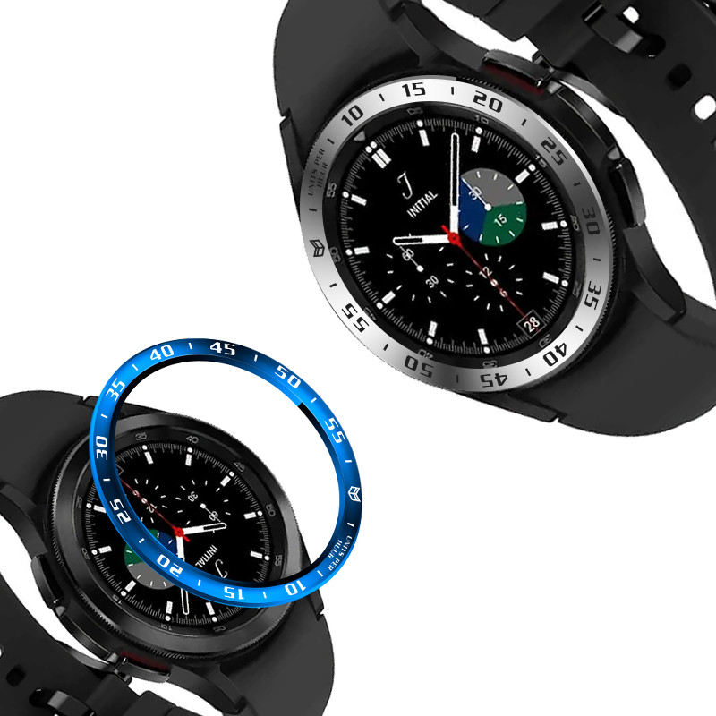 Za Samsung Galaxy Watch 4 Classic 46MM 42MM Bezel Ring Cover Zaštitno kućište od nehrđajućeg čelika Pametni sat Zaštitni okvir