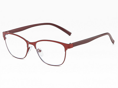 UVLAIK ženske naočale za čitanje Cateye od nehrđajućeg čelika Retro naočale za dalekovidnost protiv plave svjetlosti za roditeljske naočale