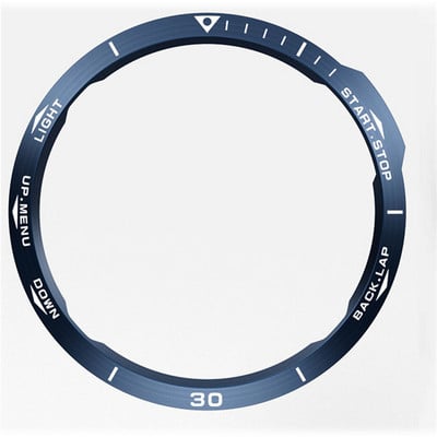 Inel de acoperire pentru Garmin fenix 6X/6X Pro/6X Sapphire Ceas Inel ramă din oțel inoxidabil Unități de timp sculptate Adeziv Anti-zgârieturi