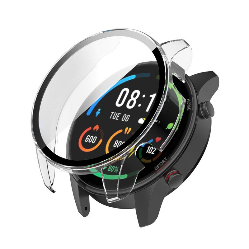 Kompletna PC zaštitna torbica za Xiaomi MI Watch Color Sport Global Version Screen Protector Cases Cover + prozirna plastična folija