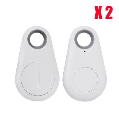2PC Smart Pets GPS Tracker Anti-lost Alarm Ετικέτα Ασύρματο Bluetooth Tracker Τσάντα Πορτοφόλι Τηλέφωνο Key Finder Εντοπιστής Anti Lost Alarm