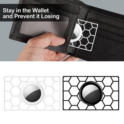 ForAirtag Wallet Clip Locator Калъф за портфейл за AppleAirtags GPS локатор Tracker Anti-lost Device Cover For Wallets Credit Card