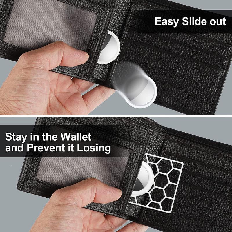 ForAirtag Wallet Clip Locator Pénztárca tok AppleAirtagokhoz GPS Kereső Tracker Elveszett eszközfedél pénztárcákhoz Hitelkártya