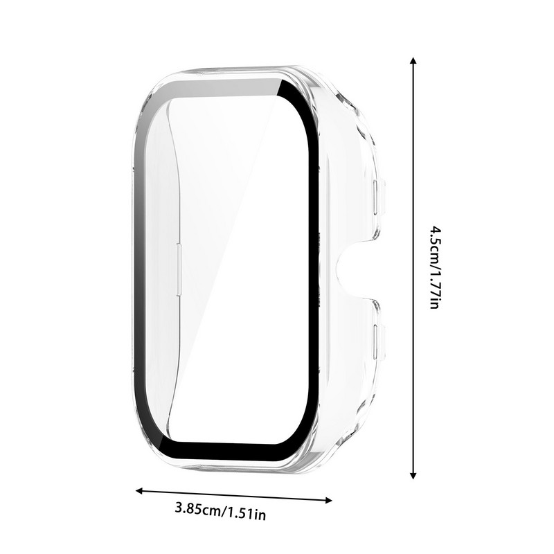 PC+kućište od kaljenog stakla za Amazfit4 Mini Integrirano kućište za sat Sveobuhvatno zaštitno kućište za zaslon, branik Shell4mini